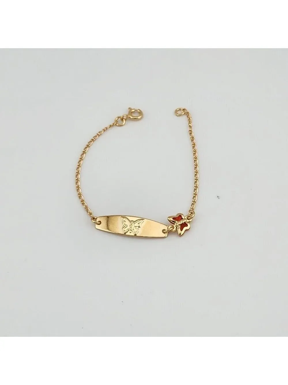 Brand New Brazilian 18k Gold Filled Butterfly Bracelet
